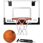 GGIU Mini Basketball Hoop for Kids, Indoor Wall Mount Hoop, Door Room Basketball Hoop