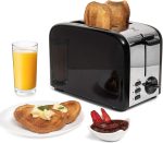 GGIU 2 Slice Toaster, 1.5in Extra Wide Slot Toaster For Bagel and Defrost with 5 Shade Settings, Bread Toaster 2 Slice With Removable Crumb Tray