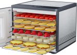 Food Dehydrator Machine for Jerky Beef: GGIU Stainless Steel Food Dryer for Meat - Digital Food Dehydrater for Fruit Herbs