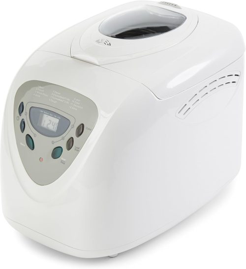 Bread Machine, 2.2LB 15 in 1 Bread Maker, Dual Heater Bread maker Machine with Auto Nut Dispenser, Nonstick Ceramic Pan, Bread Maker Machine for Gluten Free, Dough Maker, Sourdough, Yogurt